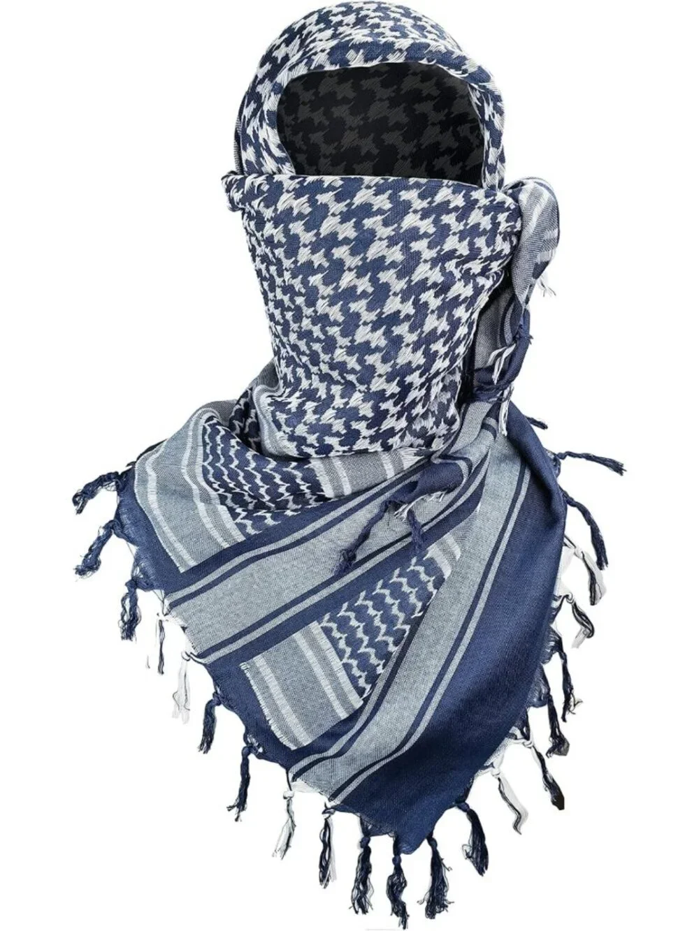 Tactical Desert Shemagh Scarf | 100% Cotton Keffiyeh Wrap for Men & Women